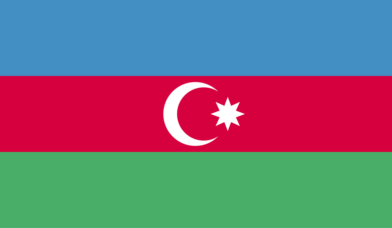 Azerbaijan Flag