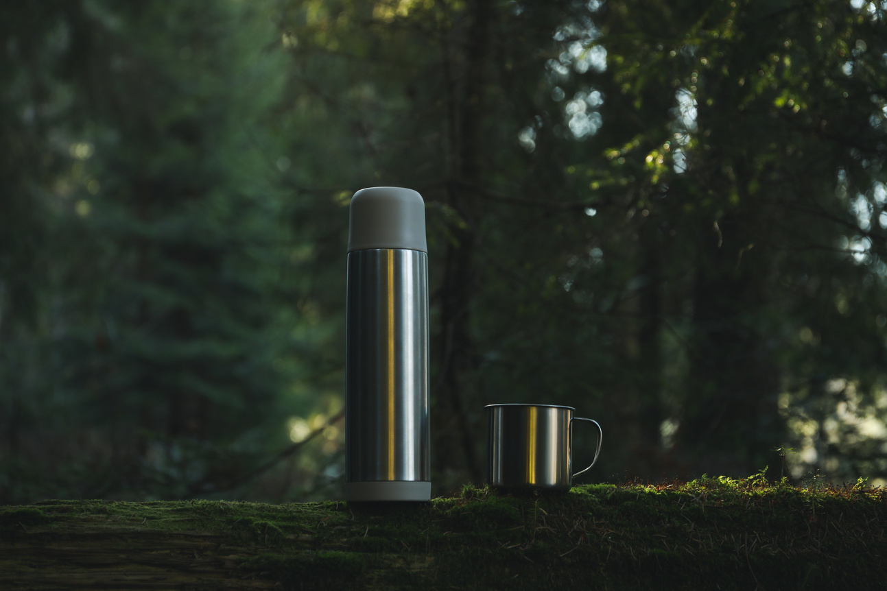 Thermos and Cup